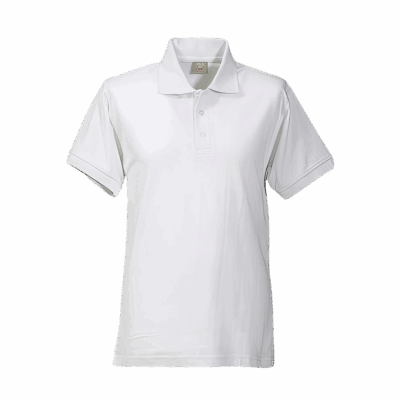 Polo-Shirt kurzarm Unisex Weiß