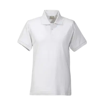 Polo-Shirt kurzarm Unisex Weiß