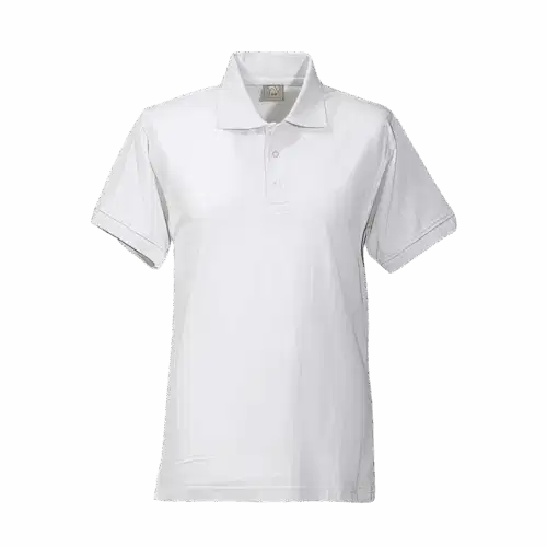 Polo-Shirt kurzarm Unisex Weiß
