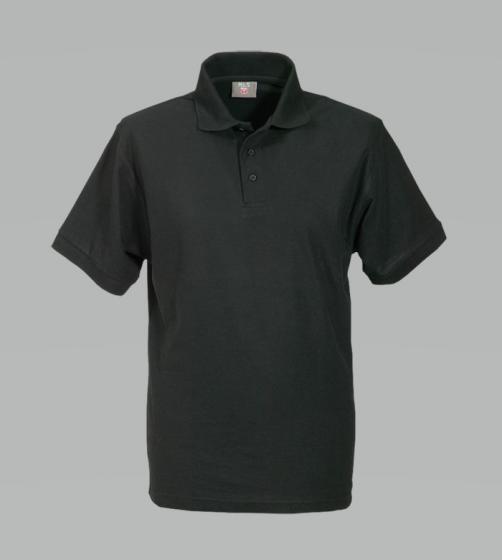 Polo-Shirt, unisex, schwarz, L