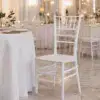Hochzeitsstuhl Tiffany Weiß