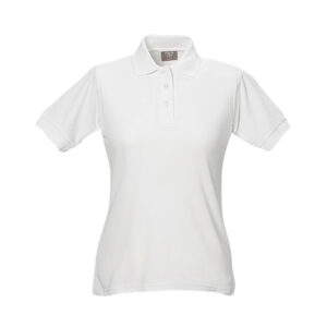 Polo-Shirt Kurzarm Damen Weiß (S-L)