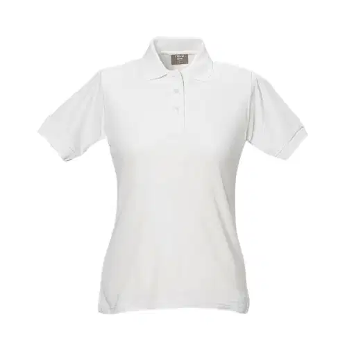 Polo-Shirt Kurzarm Damen Weiß (S-L)