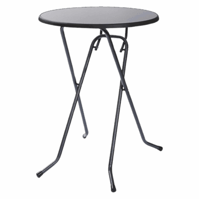 Stehtisch London 70 cm Schwarz
