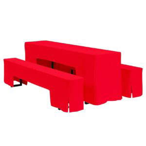 bierzeltgarniturhussen-set rot