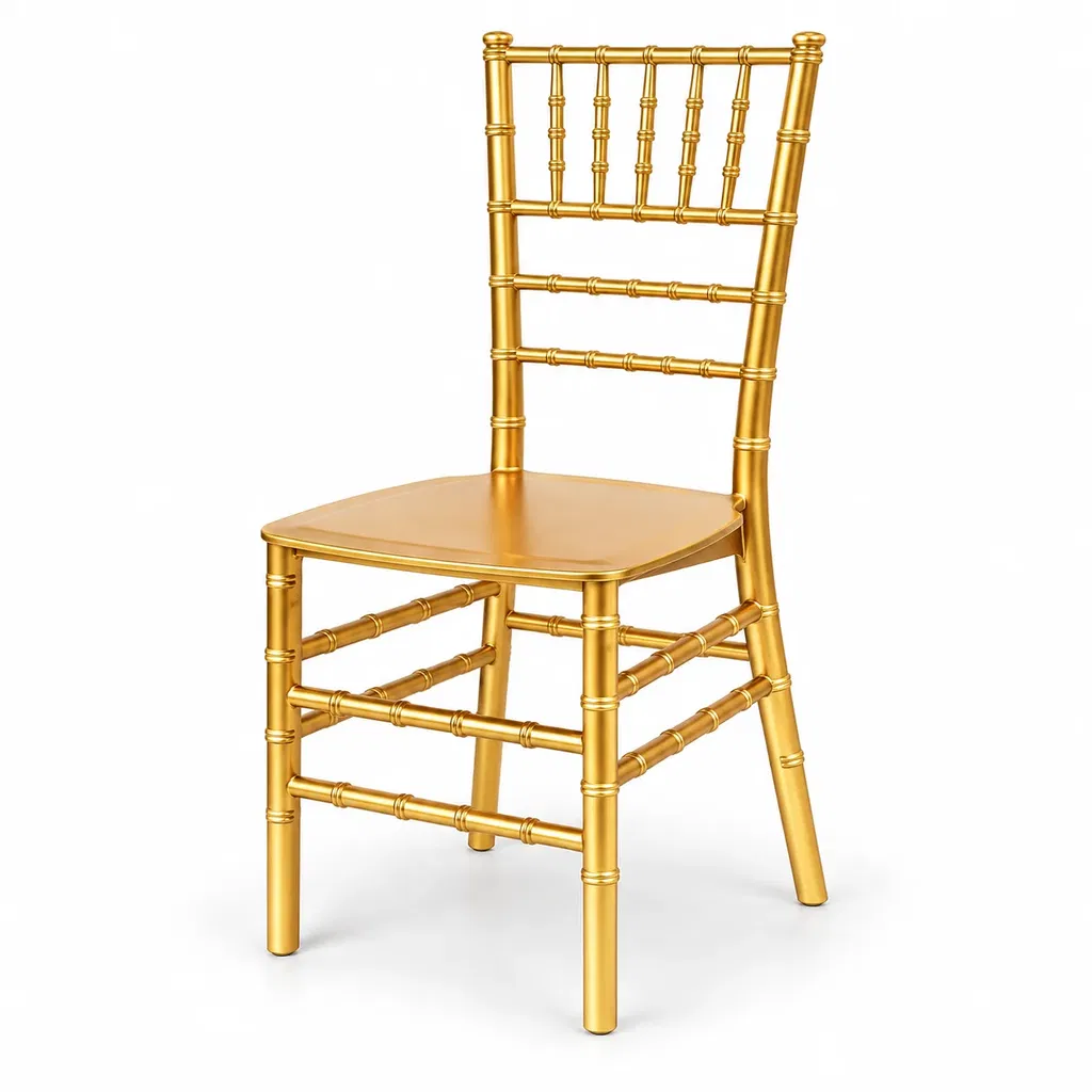 Hochzeitsstuhl Tiffany Gold Hochzeitsstuhl Tiffany Gold für Hochzeiten, Bankette und festliche Veranstaltungen