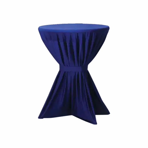 Stehtischdecke Metro 80 cm Blau