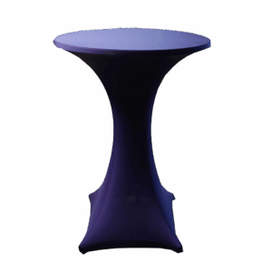 Stehtischhusse Blau
