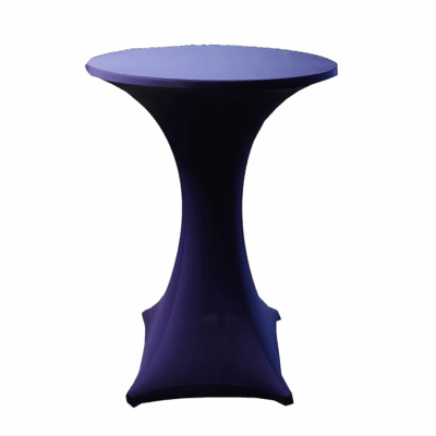 Stehtischhusse Blau