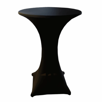 Stehtischhusse Schwarz