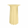 Stehtischhusse Luxor Deluxe Creme