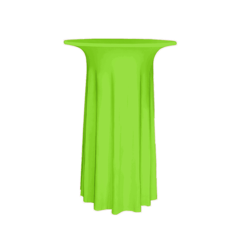 Stehtischhusse B1 70,80 cm Grün Luxor Deluxe - schwer entflammbar