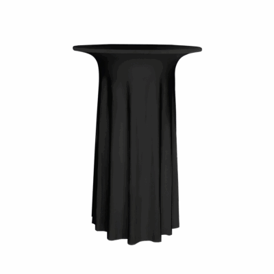 Stehtischhusse Schwarz B1