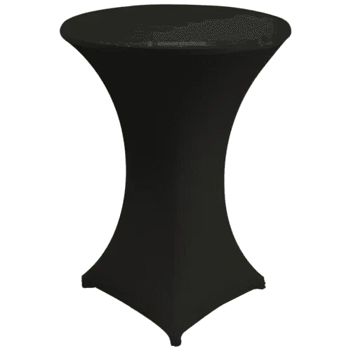 Stehtischhusse Stretch Schwarz B1