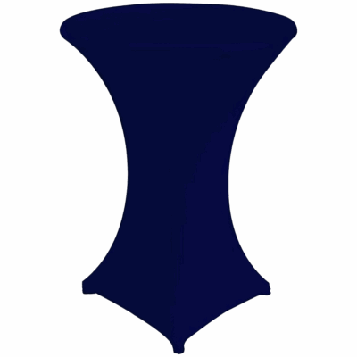 Stehtischhusse Stretch Zürich Blau