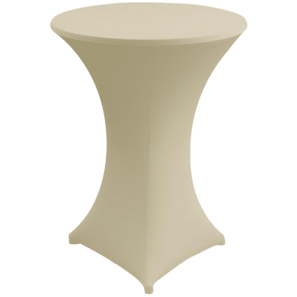 Stehtischhusse Stretch Zürich Creme