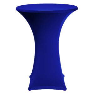 Stehtischhusse B1 60,70,80 cm Blau Zürich - schwer entflammbar