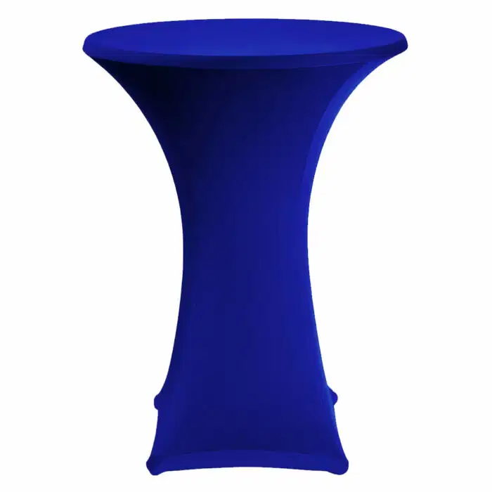 Stehtischhusse Stretch Zürich Blau B1