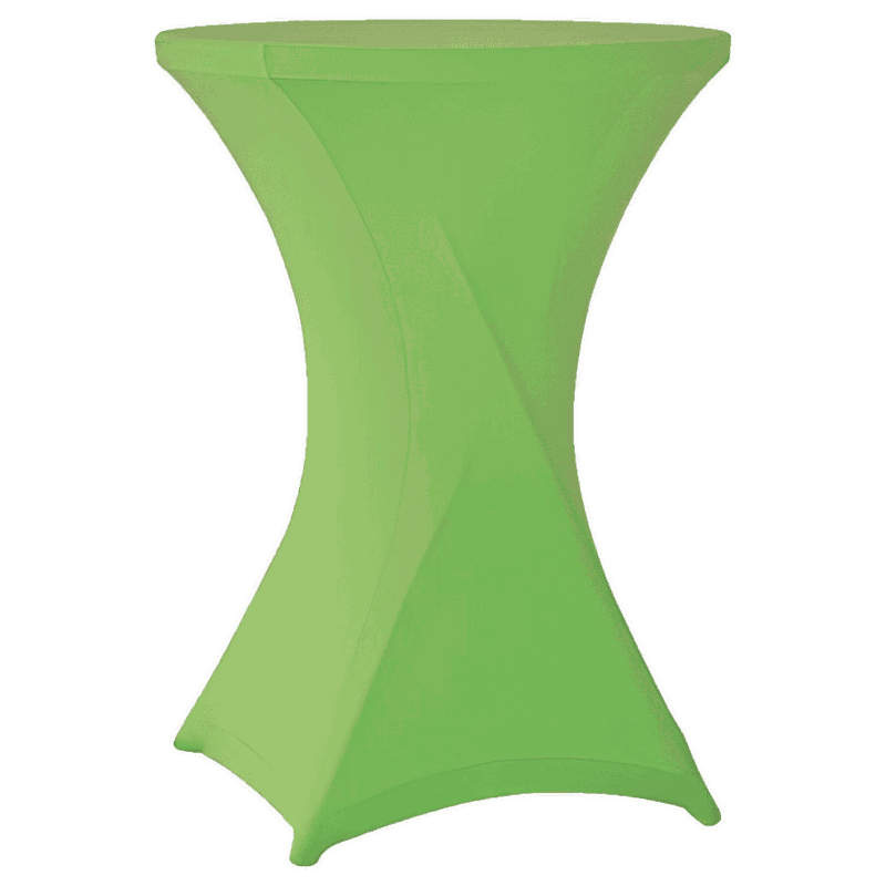 Stehtischhusse B1 60,70,80 cm Grün Stuttgart - schwer entflammbar