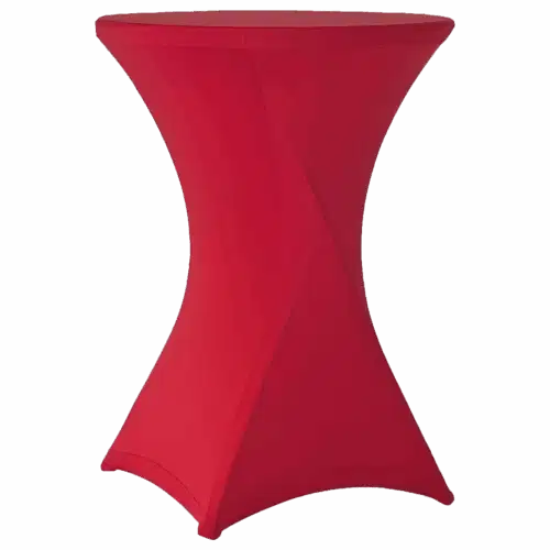 Stehtischhusse 60- 80 cm Stuttgart Rot