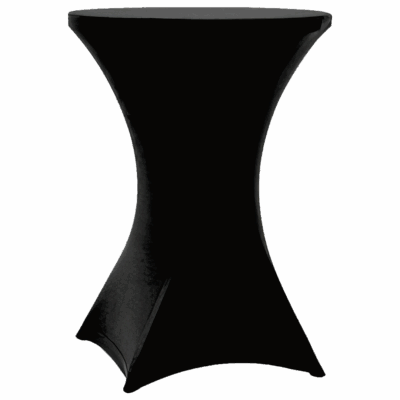 Stehtischhusse Stuttgart Schwarz B1