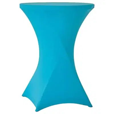 Stehtischhusse Stuttgart Türkis 80 cm