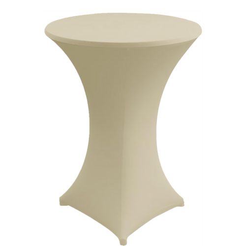 Stehtischhusse Zürich Stretch Creme B1 (3 Größen)