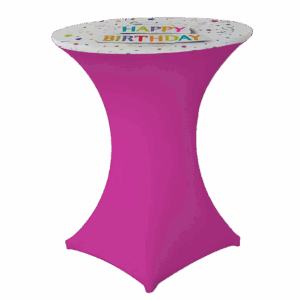 Stretchhaube Geburtstag Motiv 70-75 cm
