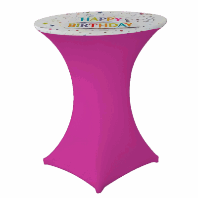 Stretchhaube Geburtstag Motiv 70-75 cm