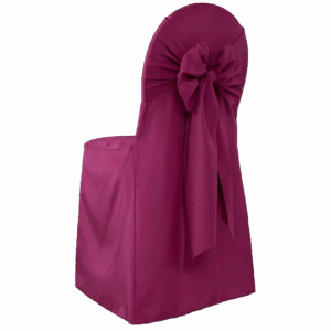 Stuhlhusse Milena Bordeaux 10er Pack