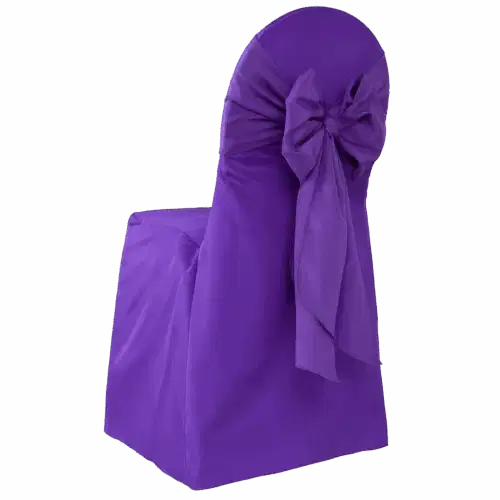 Stuhlhusse Milena Lila 10er Pack