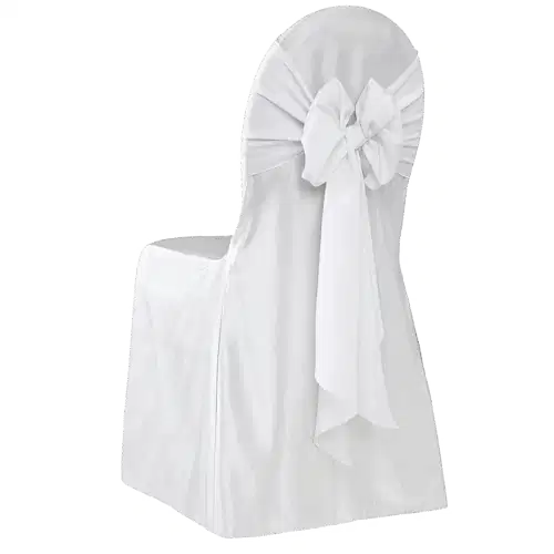 Stuhlhusse Milena Weiß 10er Pack
