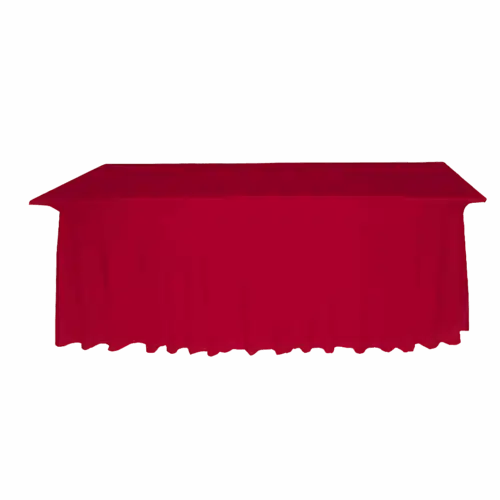 eckige Tischhusse Bordeaux