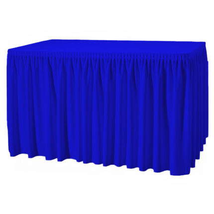 Skirting Plisseefalte Blau