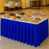 Skirting Kellerfalte Blau