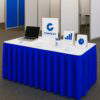 Skirting Kellerfalte Blau