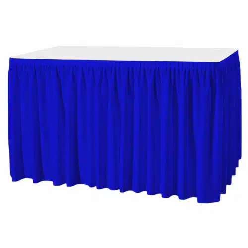 Skirting Excellent Plisseefalte Blau