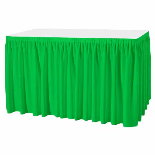 Skirting Excellent Plisseefalte Grün