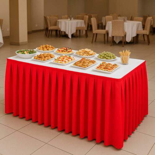 Skirting Kellerfalte Rot