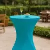 stehtischhusse 80 cm türkis