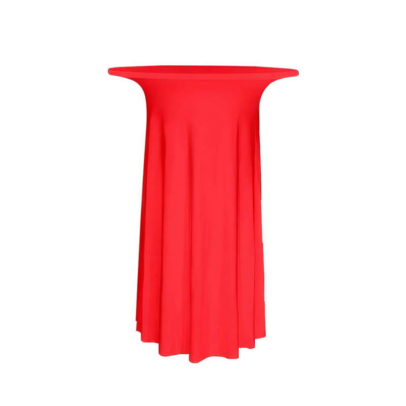 Stehtischhusse B1 60,70,80 cm Rot Luxor Deluxe - schwer entflammbar