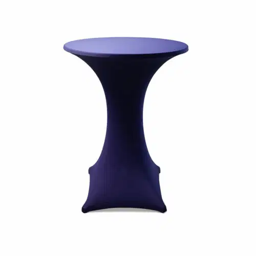 Stehtischhusse 60 - 80 cm Blau