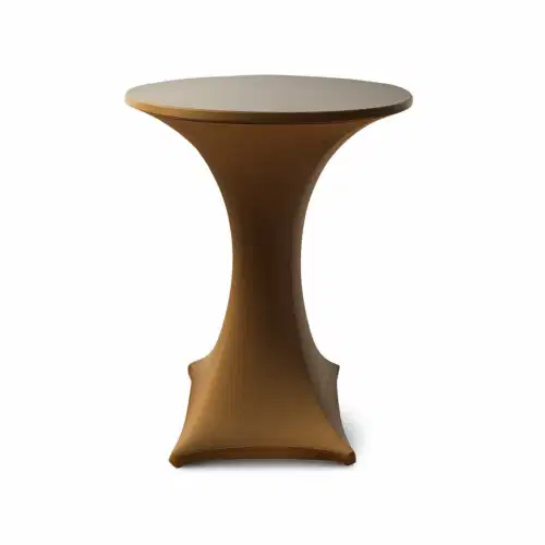 Stehtischhusse 60 - 80 cm Braun