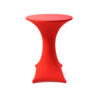 Stehtischhusse 60 - 80 cm Rot