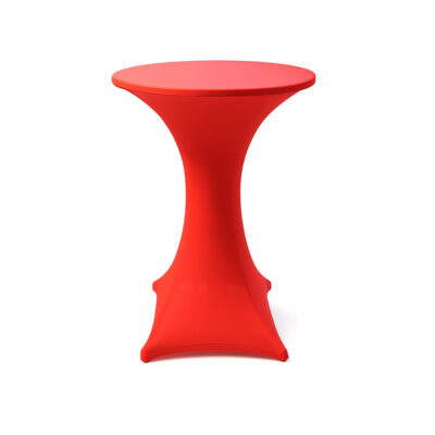 Stehtischhusse 60 - 80 cm Rot