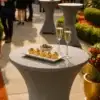 Stehtischhusse Stuttgart Grau B1