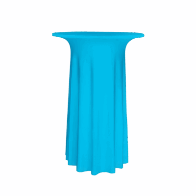 stehtischhusse türkis