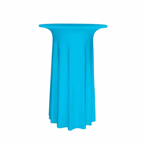 stehtischhusse türkis
