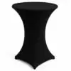 Stehtischhusse Stretch 60,70,80 cm Schwarz