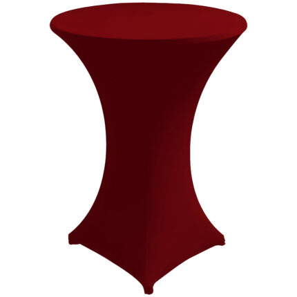 Stehtischhusse Stretch Zürich Bordeaux B1